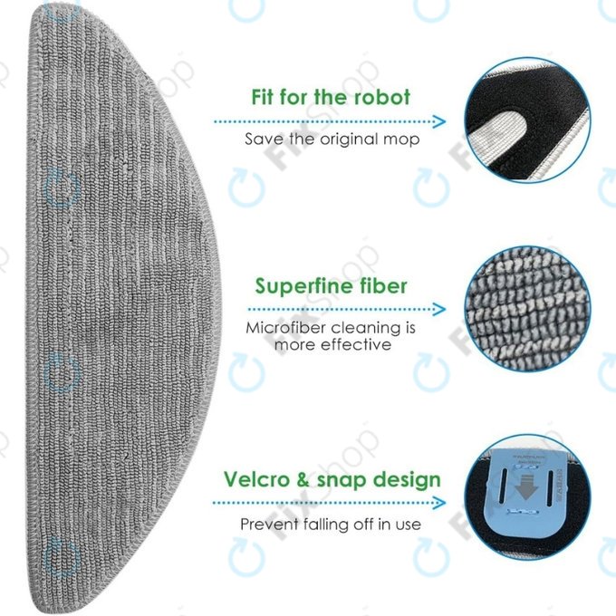 Моп кърпа, 2 бр. за iRobot Roomba Combo i5, j5