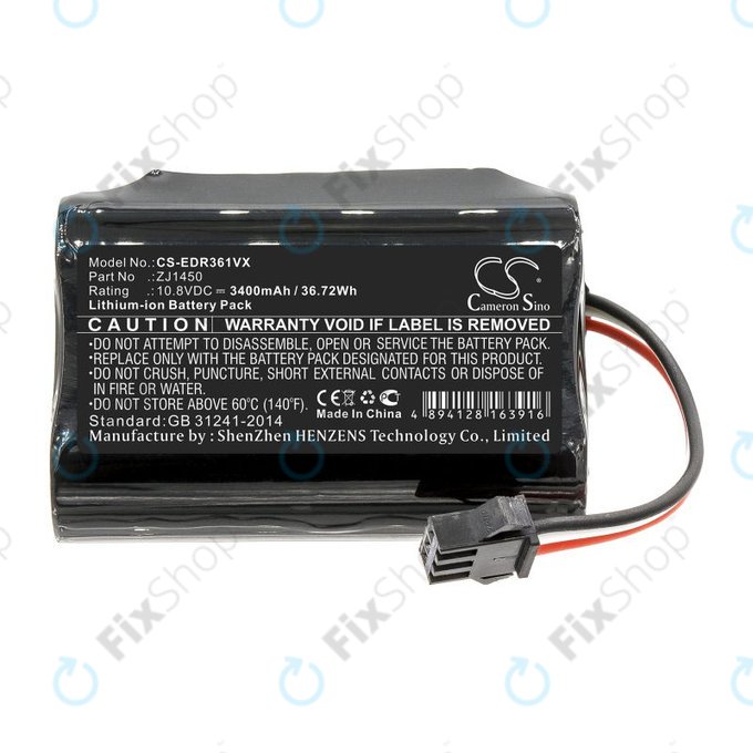Батерия за Ecovacs Deebot Slim, D36, 3400mAh, Li-Ion, 10.8V, ZJ1450, HQ