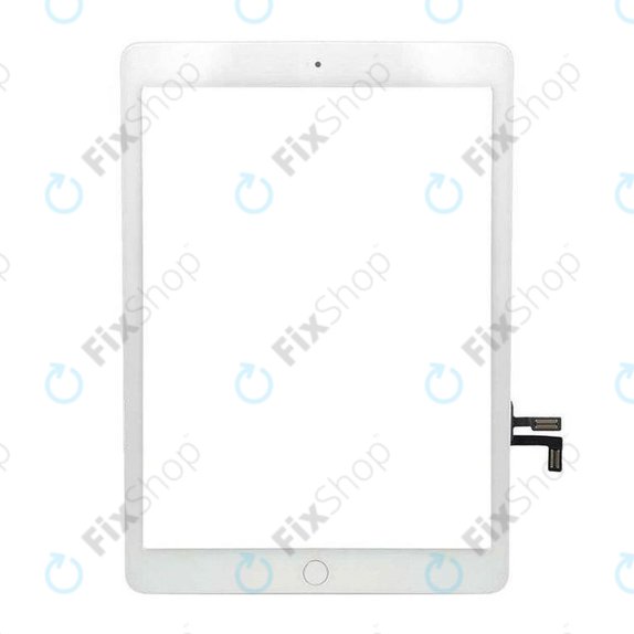 Тъчскрийн с бутон Home за iPad Air, iPad (5th Gen 2017), White
