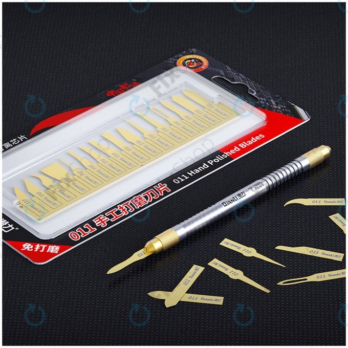 Ръчно полирани остриета с дръжка 16в1, QianLi ToolPlus 011