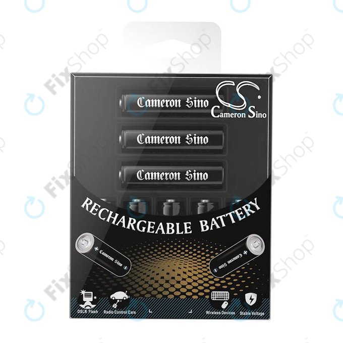 Акумулаторна батерия, CameronSino AA, 8 бр, 2200mAh, Ni-MH, 1.2V, –, HQ