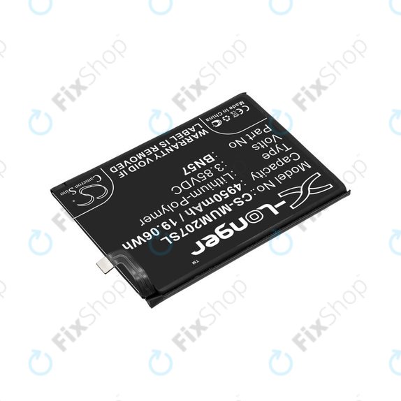 Батерия за Xiaomi Poco X3 NFC M2107J20CG, 4950mAh, Li-Pol, 3.85 V, BN57, HQ