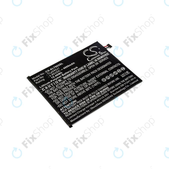 Батерия за Alcatel 8082, Alcatel 9024w, 4000mAh, Li-Pol, 3.85V, TLp040J1, HQ