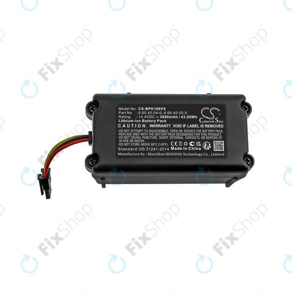 Батерия за Sencor SRV 9250, SRV 8250, SRV 6250, SRV 4250, Blaupunkt XSMART, SRX 1002, Li-ion, 14.4V, 3000mAh, HQ