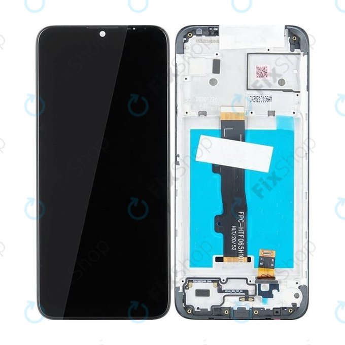 дисплей за Motorola Moto E7 Power, E7i Power, Тъчскрийн и рамка, 5D68C18235, Genuine Service Pack