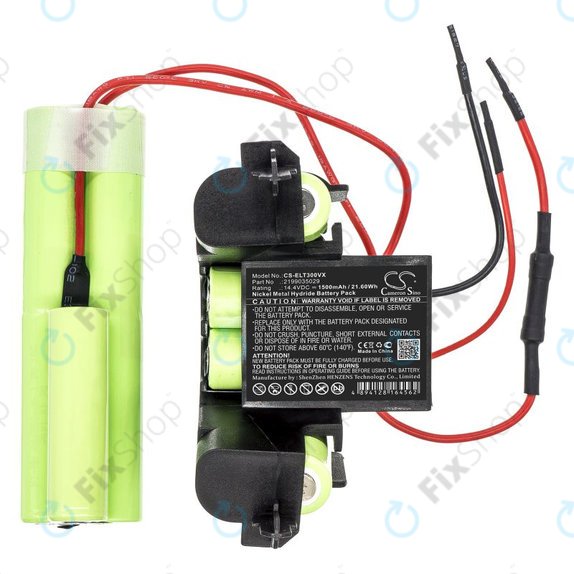Батерия за Electrolux ErgoRapido ZB3004, ZB3005, ZB3006, AEG AG3004, AG3005, AG3006, 1500mAh, Ni-MH, 14.4V, 2199035029, HQ