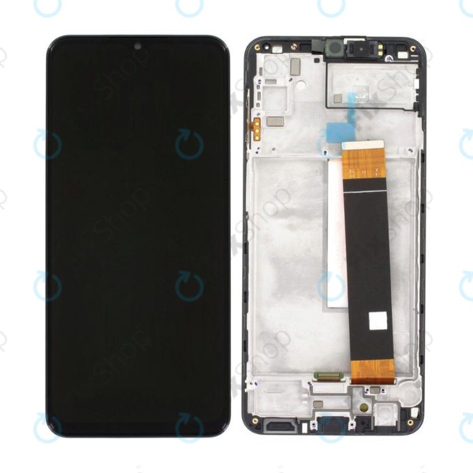 дисплей за Samsung M23 5G M236B, Тъчскрийн и рамка, черен, Black, TFT