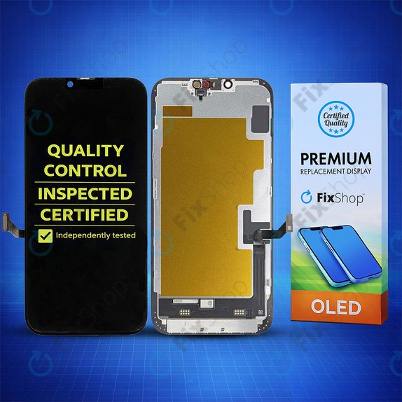 Дисплей Soft OLED за iPhone 14 Plus, Тъчскрийн с рамка, DIAGNOSTIC