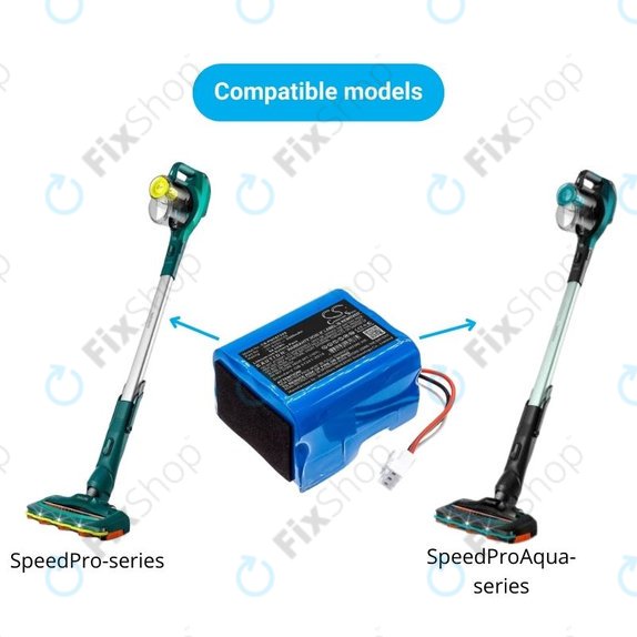 Батерия за Philips SpeedPro, SpeedPro Aqua, INR18650C25, Li-Ion 21.6V 2500mAh, HQ