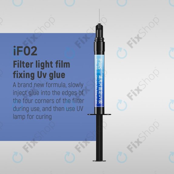 UV лепило за фиксиране на светлинни филтри iFixes IF02, 5ml