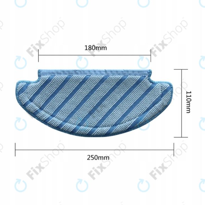 Моп кърпа, 2 бр., Миещ се за Ecovacs Deebot N8-series, T-series, X1 Plus