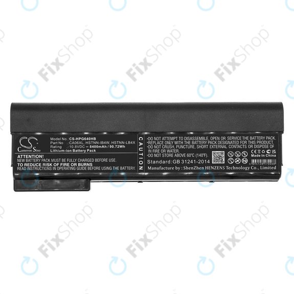Батерия за HP ProBook 640 G1, 650 G1, 655 G1, 645 G1, 8400mAh, Li-Ion, 10.8V, CA06XL, HQ
