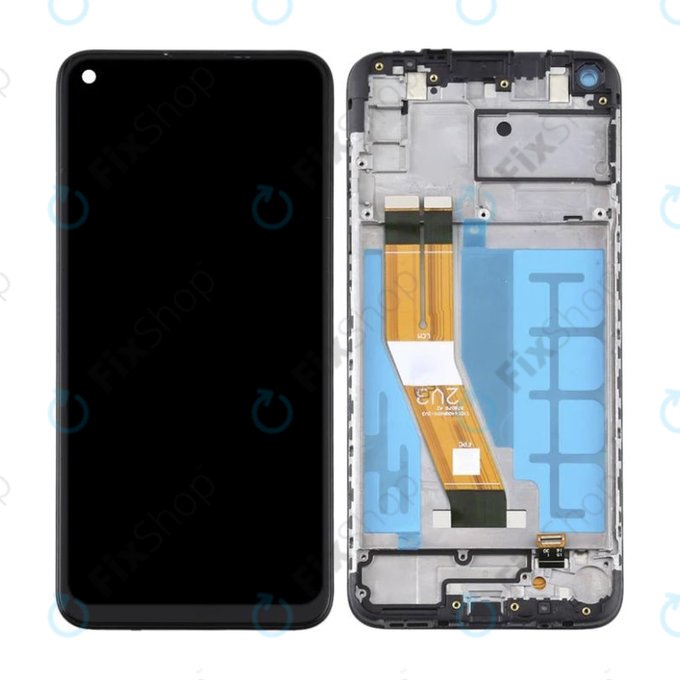 дисплей за Samsung A11 A115F, Тъчскрийн и рамка, TFT