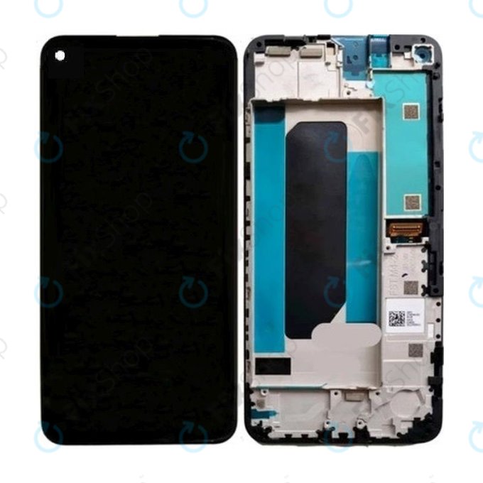 дисплей OLED за Google Pixel 4a 4G, Тъчскрийн и рамка, Just Black