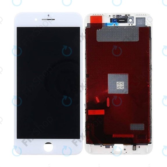 Дисплей In-Cell за iPhone 7 Plus, White, Тъчскрийн с рамка, FixPremium