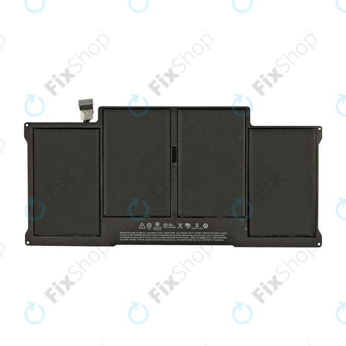 батерия за MacBook Air 13" A1466 (средата на 2013 – средата на 2017), A1496, 7200mAh