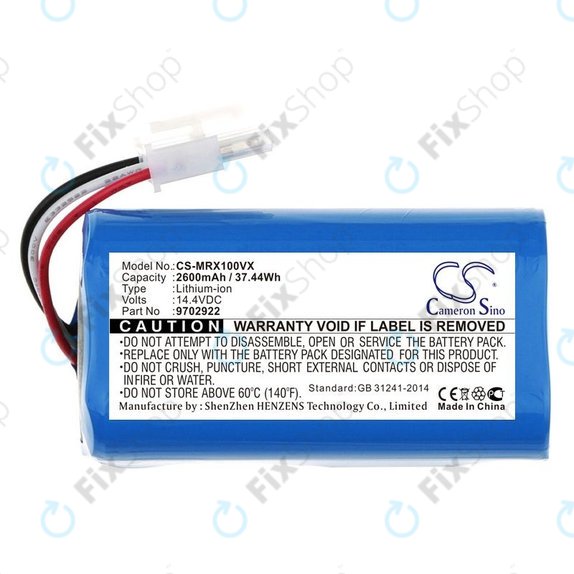 Батерия за Miele Scout RX1, 9702922, Li-Ion 14.4V 2600mAh, HQ