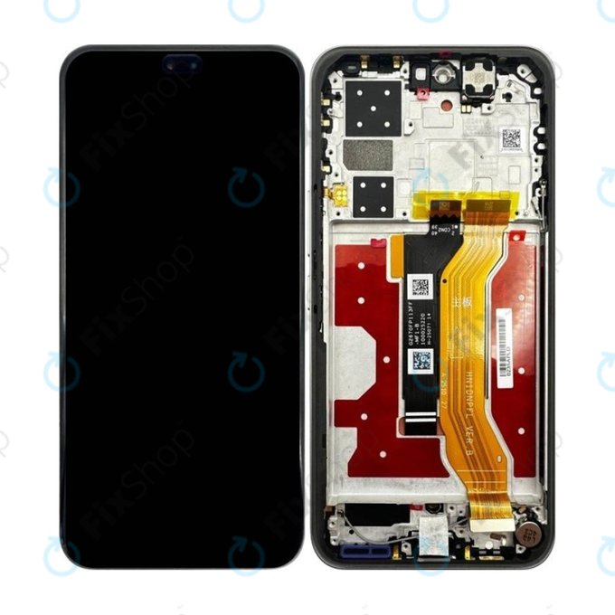 Дисплей за Honor 400 Pro, Lunar Grey, Тъчскрийн с рамка, 0235APLD Genuine Service Pack