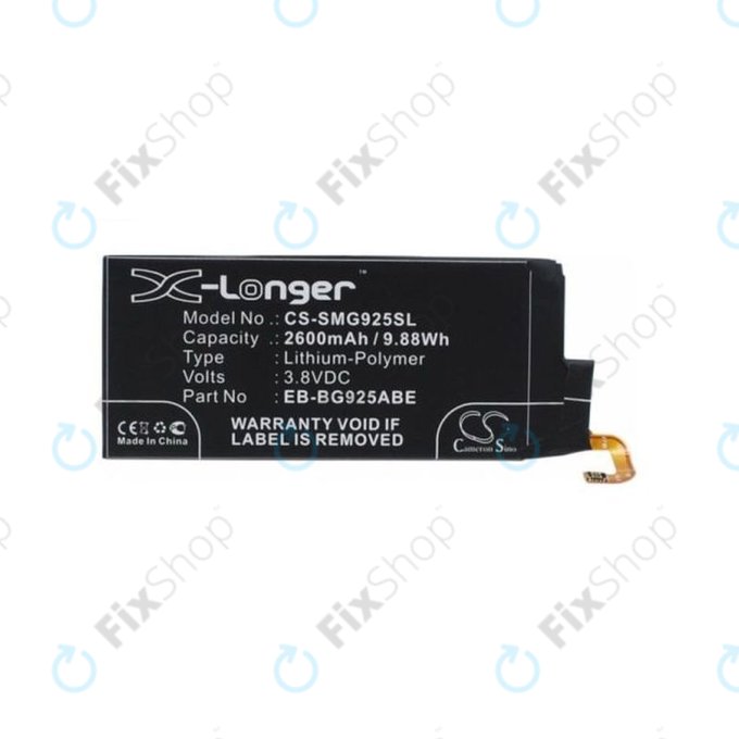 Батерия за Samsung S6 Edge G925F, EB-BG925ABE, 2600mAh, HQ