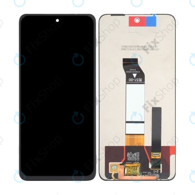 дисплей за Xiaomi Redmi Note 10 5G, Note 10T 5G, Тъчскрийн без рамка, TFT