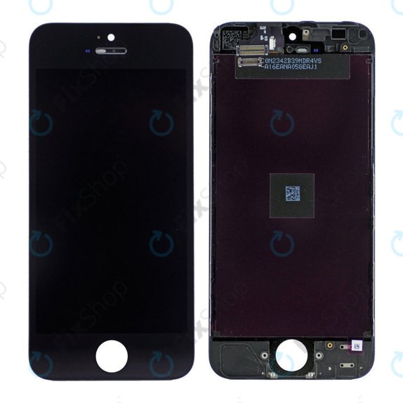 Дисплей за iPhone 5, Black, Тъчскрийн с рамка