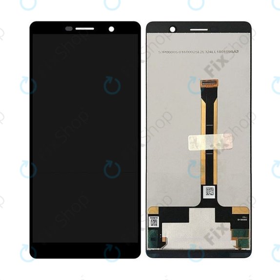 дисплей за Nokia 7 Plus, Тъчскрийн без рамка, TFT