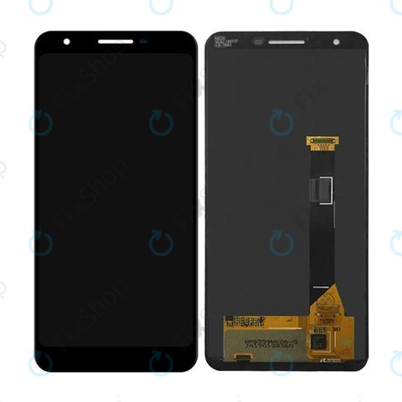 дисплей OLED за Google Pixel 3a, Тъчскрийн без рамка, 20GS4BW0001, Genuine Service Pack