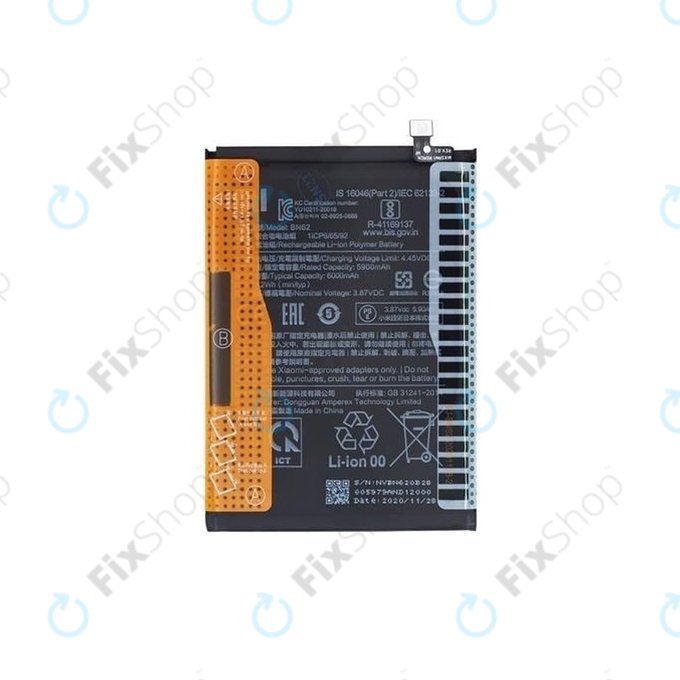 Батерия за Xiaomi Redmi 9T, BN62, 6000mAh, 46020000521G, Genuine Service Pack