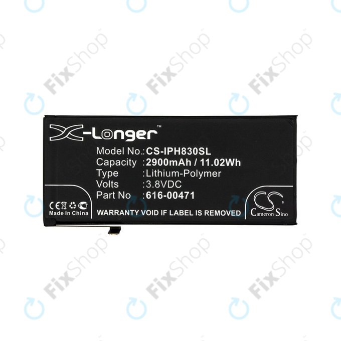 Батерия за iPhone XR, 616-00471, 616-00468, 2900mAh, HQ