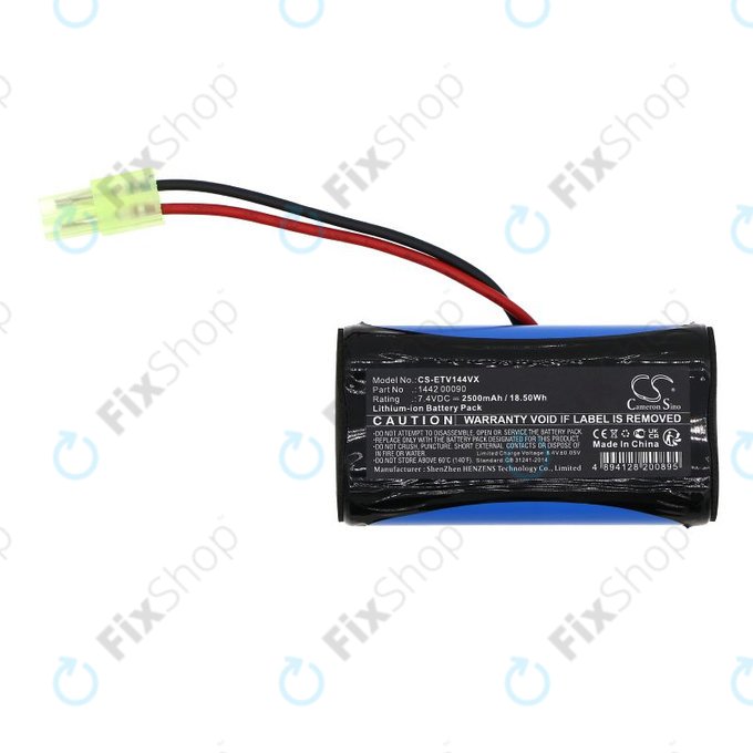 Батерия за ETA Verto 1442, 2500mAh, Li-Ion, 7.4V, 1442 00090, HQ