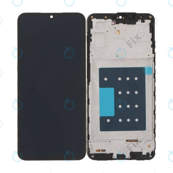 Дисплей OLED за Samsung A17 A176B, Black, Тъчскрийн с рамка