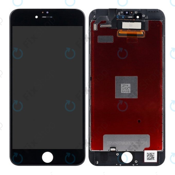 дисплей за iPhone 6S Plus, Тъчскрийн и рамка, черен, Black, Refurbished