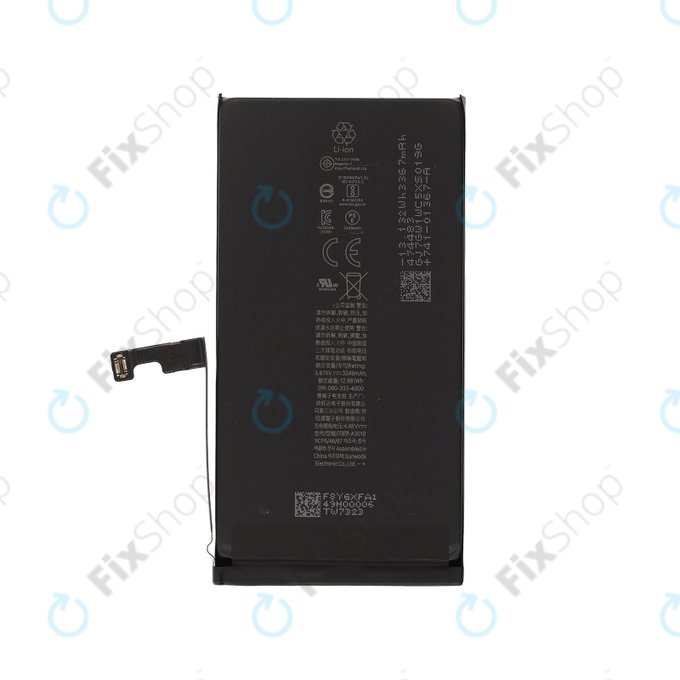 Батерия за iPhone 15, 3349mAh, A3018