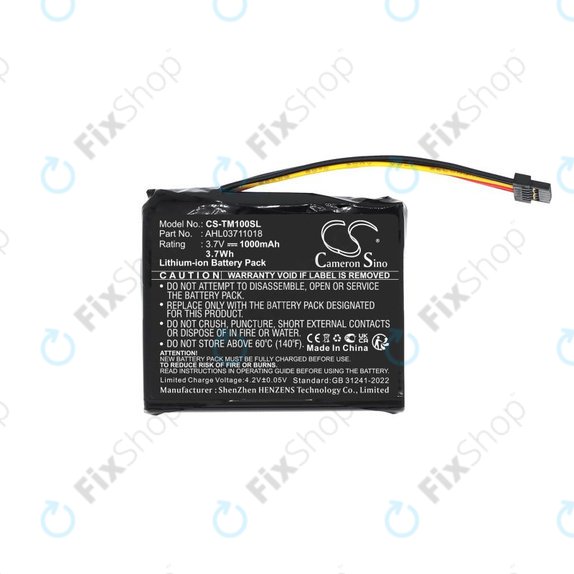 Батерия за TomTom GO 1000 Live, 1005, 2050, 1000mAh, Li-Ion, 3.7V, AHL03711018, HQ