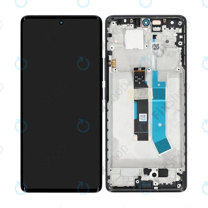 Дисплей за Xiaomi Redmi Note 14 Pro 4G 24116RACCG, Midnight Black, Тъчскрийн с рамка, 560003000O600 Genuine Service Pack