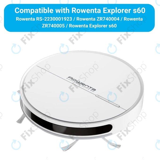 Комплект резервни части за Rowenta Explorer s60 (1x Основна четка, 2x Филтър, 4x Странична четка, 2x Моп кърпа)