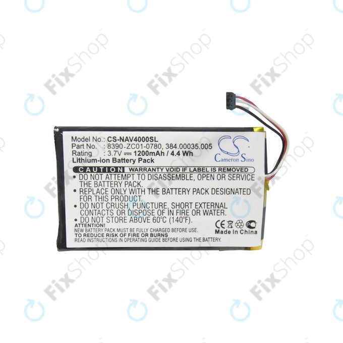 Батерия за Navigon 40 Easy, Plus, Premium, 1200mAh, Li-Pol, 3.7V, 8390-ZC01-0780, HQ