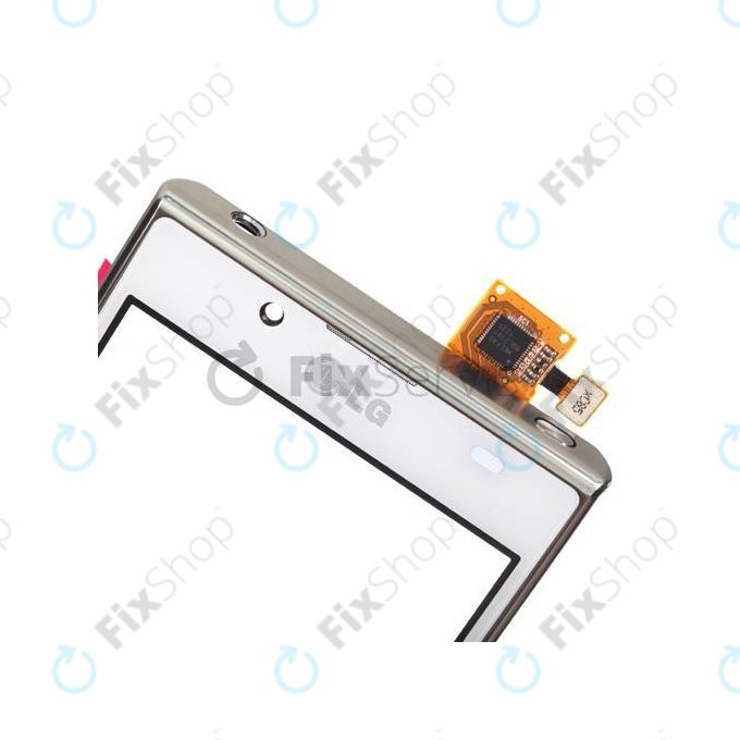 Средна рамка за LG Optimus L7 P700, ACQ85922101, бял, White, Genuine Service Pack