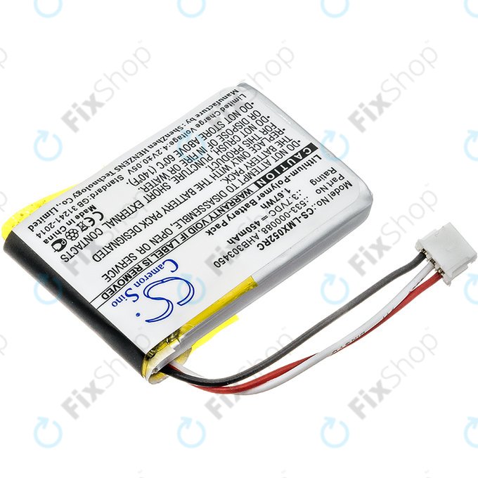 Батерия за Logitech MX Master, 450mAh, Li-Pol, 3.7V, AHB303450, HQ