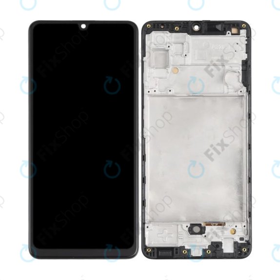 дисплей OLED за Samsung A32 4G A325F, Тъчскрийн и рамка, черен, Black