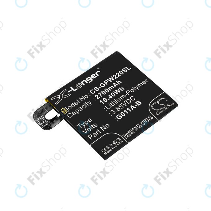 Батерия за Google Pixel 2 G011A, 2700mAh, Li-Pol, 3.85 V, G011A-B, HQ
