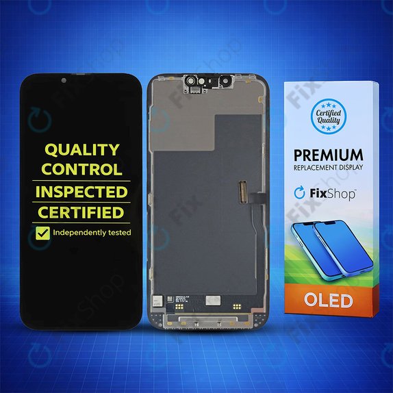 Дисплей Hard OLED за iPhone 13 Pro, Тъчскрийн с рамка, FixPremium