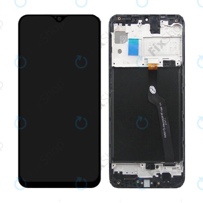 дисплей за Samsung A10 A105F, Тъчскрийн и рамка, TFT