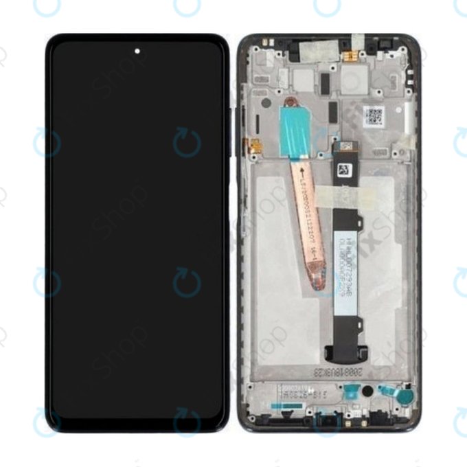 дисплей за Xiaomi Poco X3 NFC, Тъчскрийн и рамка, 560003J20C00, Shadow Gray, Genuine Service Pack