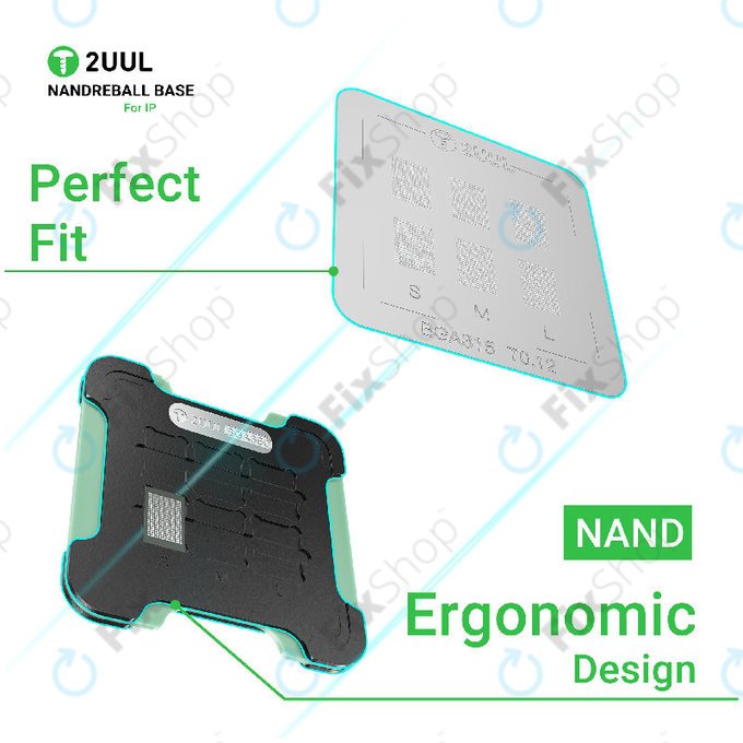 Магнитна основа за NAND reballing 2UUL BH16, двустранна