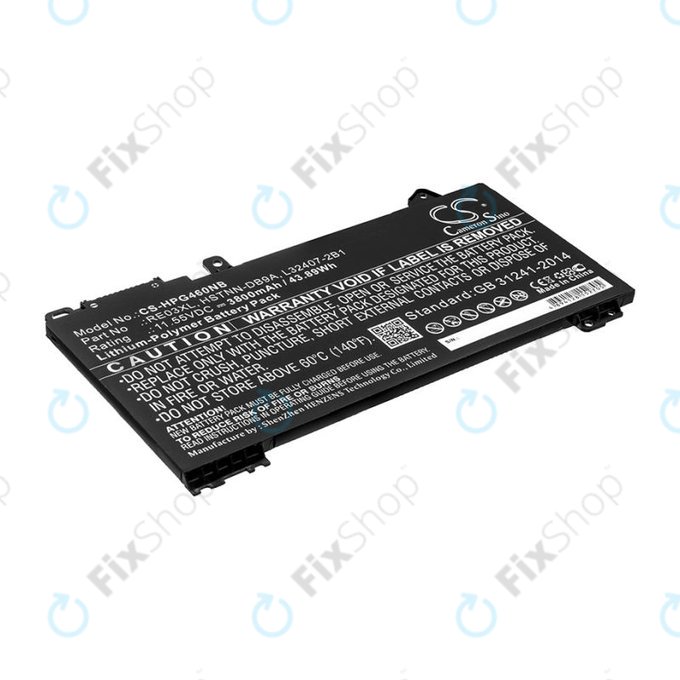 Батерия за HP ProBook 455, 450, 445, 440, 430 G6, 3800mAh, Li-Pol, 11.55V, RE03XL, HQ