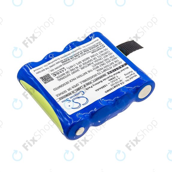 Батерия за Edan Cs-01, Edan H100, Edan H100b, Edan H100n, 1500mAh, Ni-MH, 4.8V, 4XNR49AA1500P, HQ
