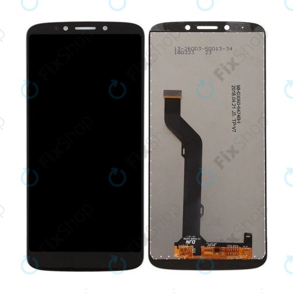 дисплей за Motorola Moto E5 Plus XT1924, Тъчскрийн без рамка, черен, Black, TFT