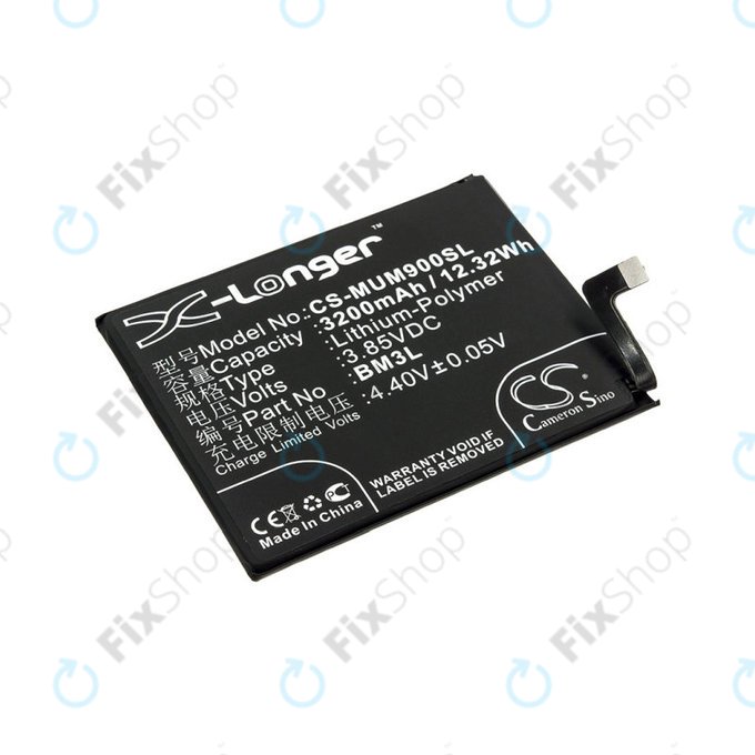 Батерия за Xiaomi Mi 9, 3200mAh, Li-Pol, 3.85 V, BM3L, HQ