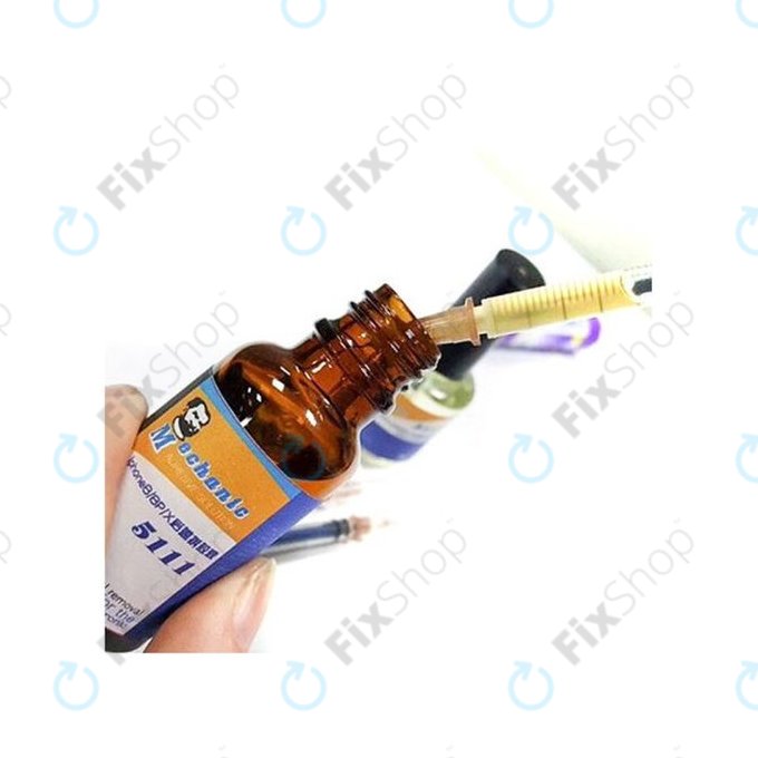 Премахвач на лепило за задно стъкло (iPhone 8 – 14 Pro Max) – 20ml, Mechanic 5111